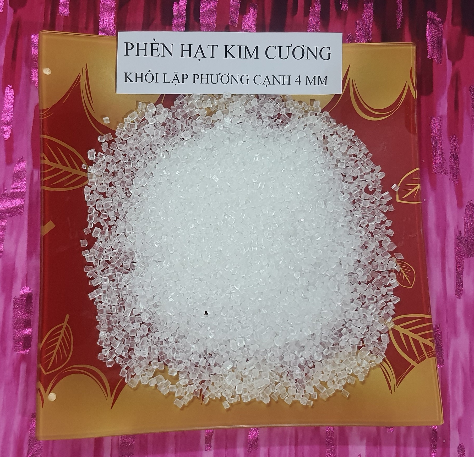 Đường phèn Hạt Kim Cương Long An bao 10kg